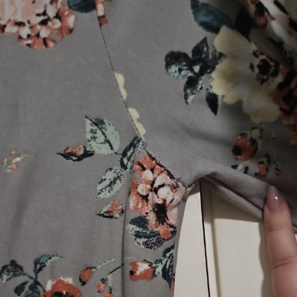 Stella Tweed Floral Long Sleeve Dress - Picture 3 of 4